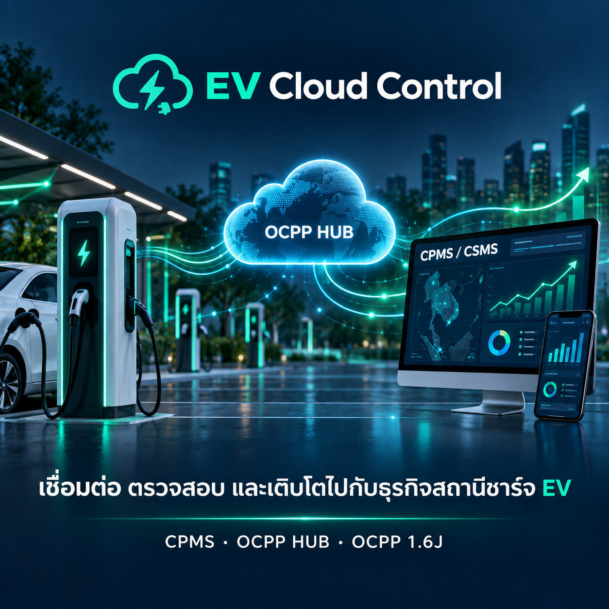 EV Cloud Control introduction graphic